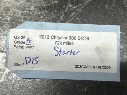2011-2023 Chrysler 300C/Charger/Challenger SRT8 6.4l Engine Starter Motor OEM