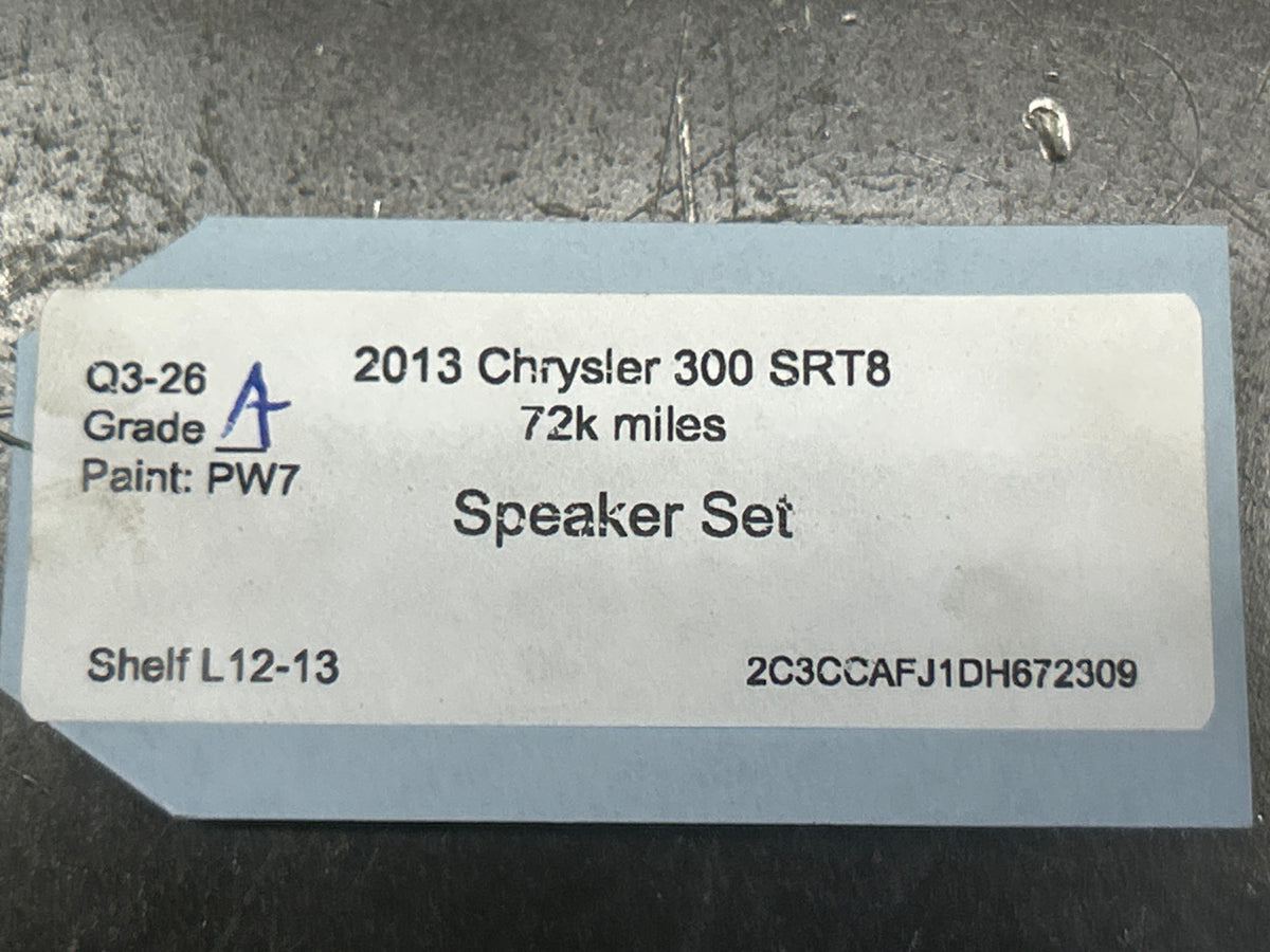 2012-2023 CHRYSLER 300C SRT8 OEM AUDIO SOUND HARMON/KARDON SPEAKER SET OF (12)