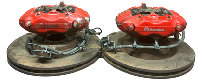 05-14 CHRYSLER 300C SRT8 OEM FRONT FOUR PISTON BREMBO BRAKE CALIPERS W/ROTORS