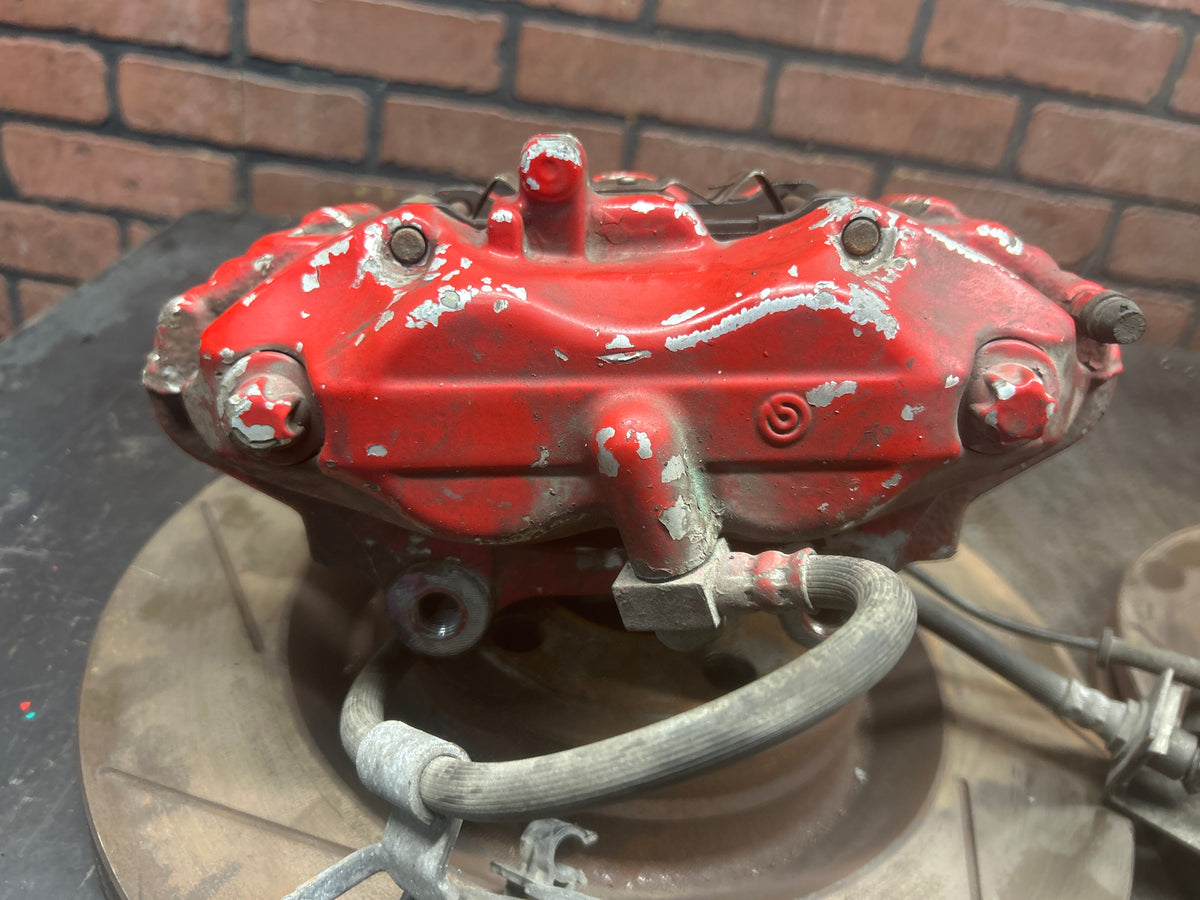 05-14 CHRYSLER 300C SRT8 OEM FRONT FOUR PISTON BREMBO BRAKE CALIPERS W/ROTORS