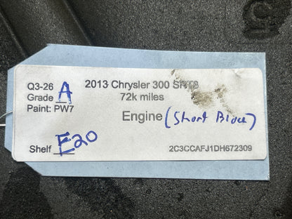 Dodge Chrysler Jeep Mopar Hemi SRT8 392 6.4L Short Block Engine 71K Miles OEM