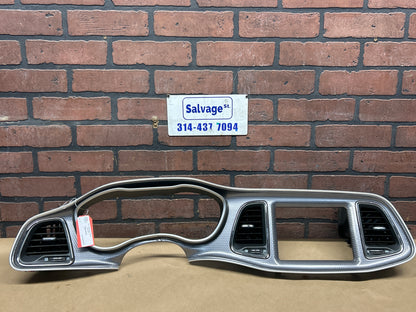 15-23 Challenger SRT Hellcat Carbon OEM Dash Speedometer Radio Trim Bezel Vents