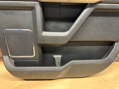 2018-2020 Ford F-150/250/350 Right Passenger RH Front Door Trim Panel Ebony OEM