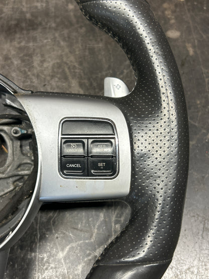 11-14 Dodge Challenger SRT Auto Flat Bottom Steering Wheel 05057580ae OEM