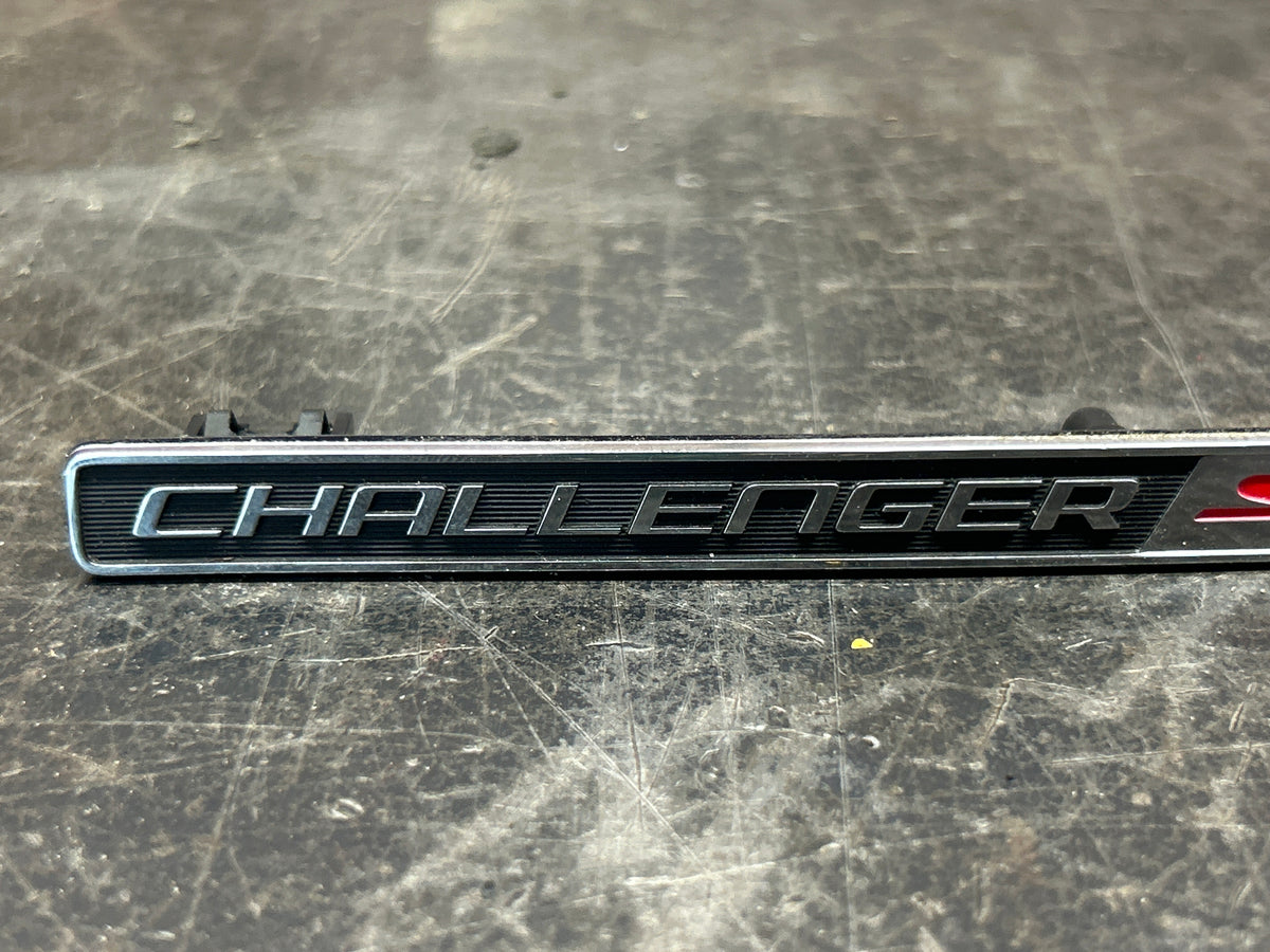 08-14 Dodge Challenger SRT Dash Instrument Panel Plaque Nameplate Emblem OEM