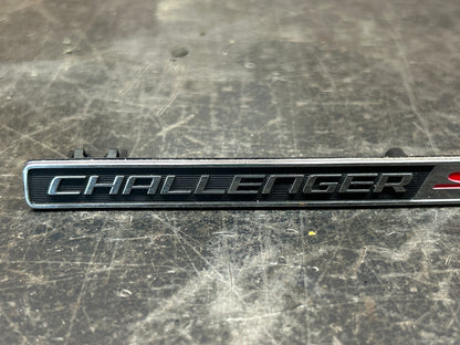 08-14 Dodge Challenger SRT Dash Instrument Panel Plaque Nameplate Emblem OEM