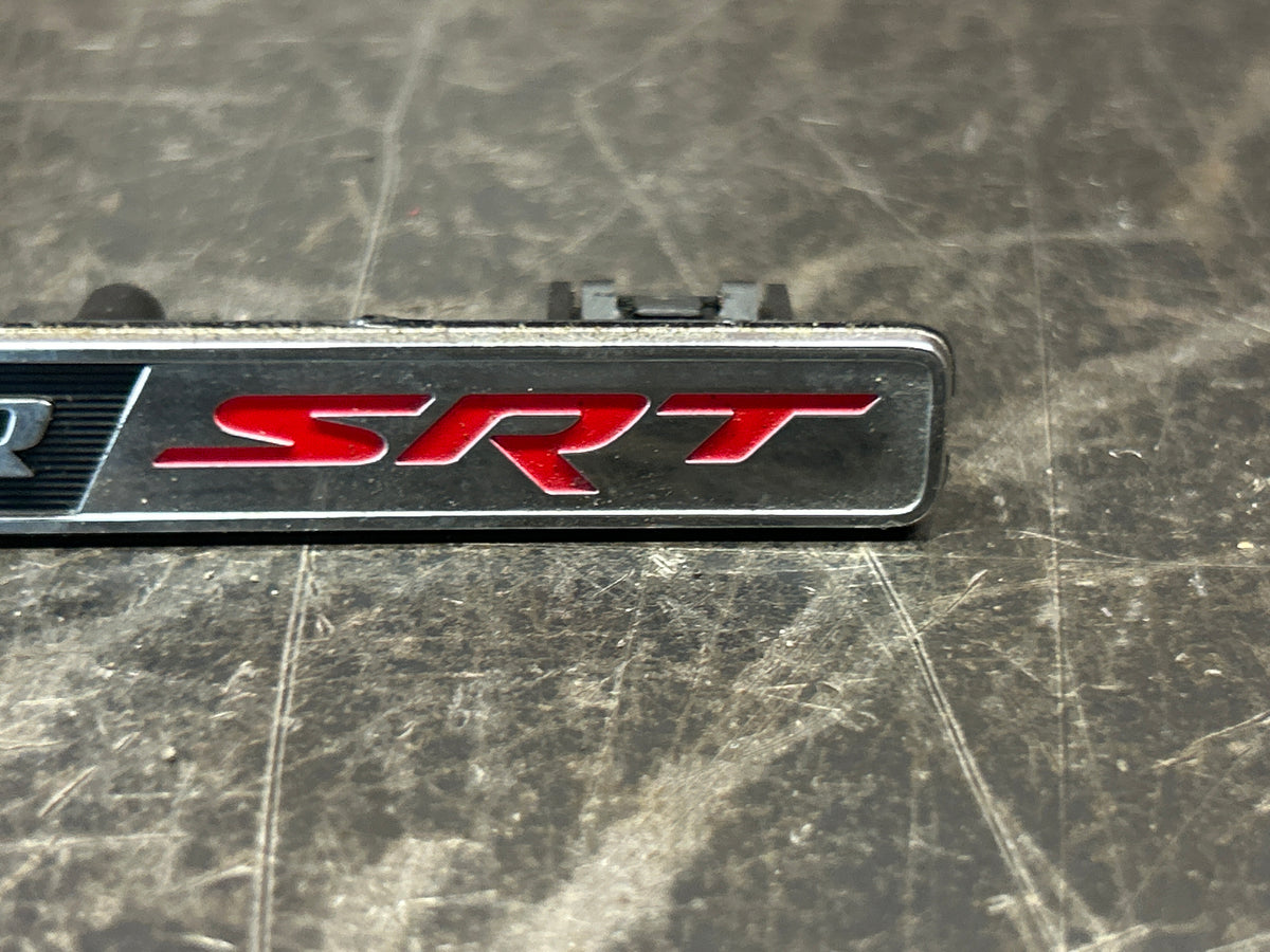 08-14 Dodge Challenger SRT Dash Instrument Panel Plaque Nameplate Emblem OEM