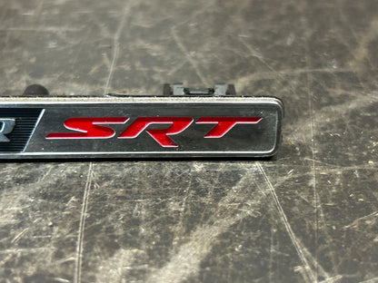 08-14 Dodge Challenger SRT Dash Instrument Panel Plaque Nameplate Emblem OEM