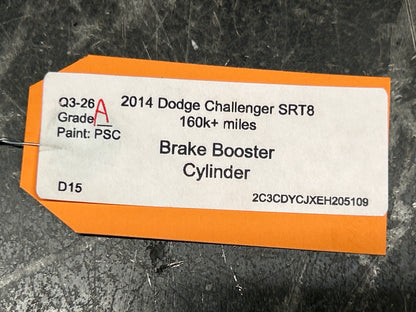 11-14 Dodge Challenger SRT8 Power Brake Booster Master Cylinder 04581645AC