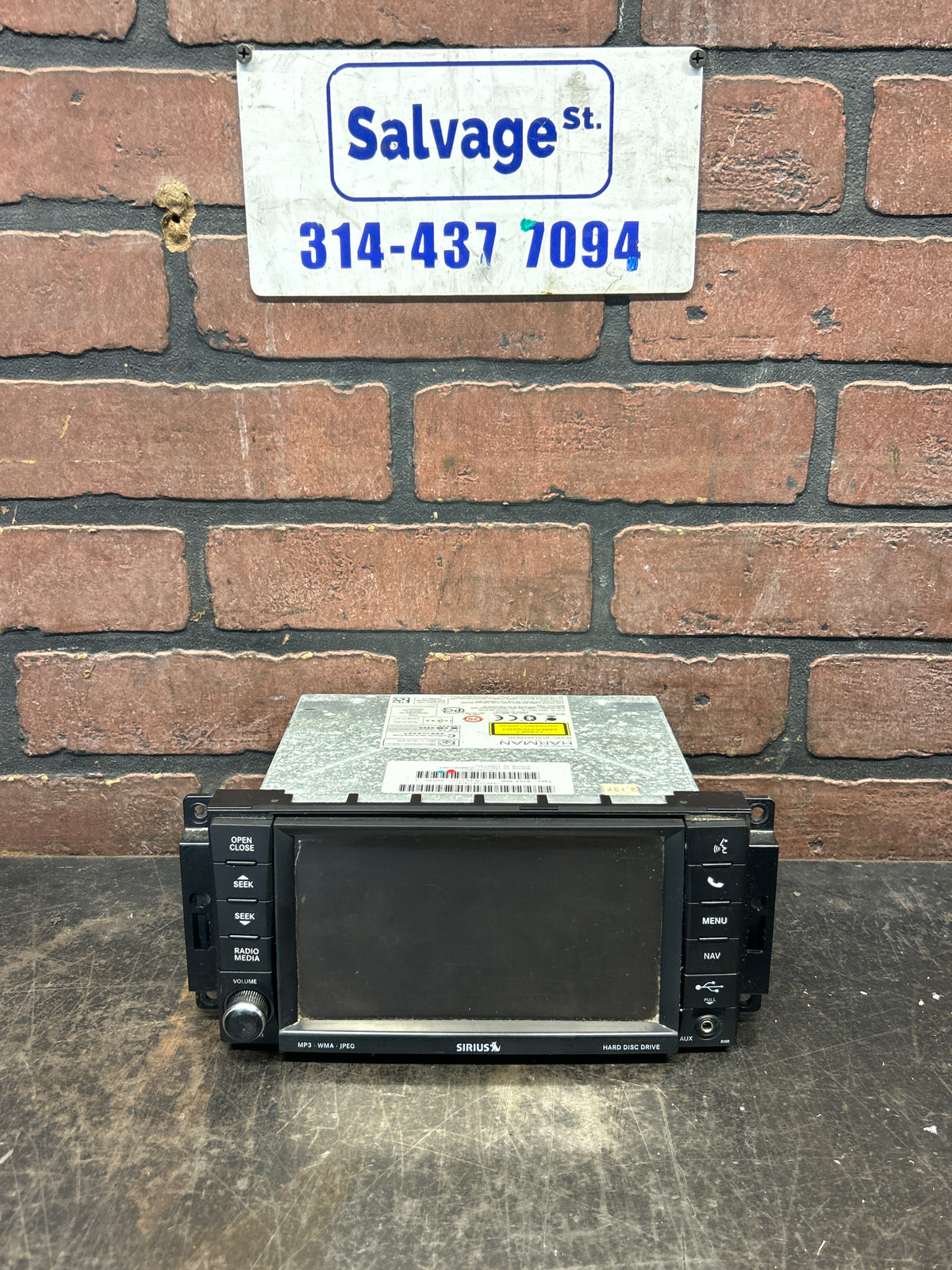 07-14 CHRYSLER JEEP DODGE Navigation Low Speed SAT Radio RHR CD DVD P68092001AD