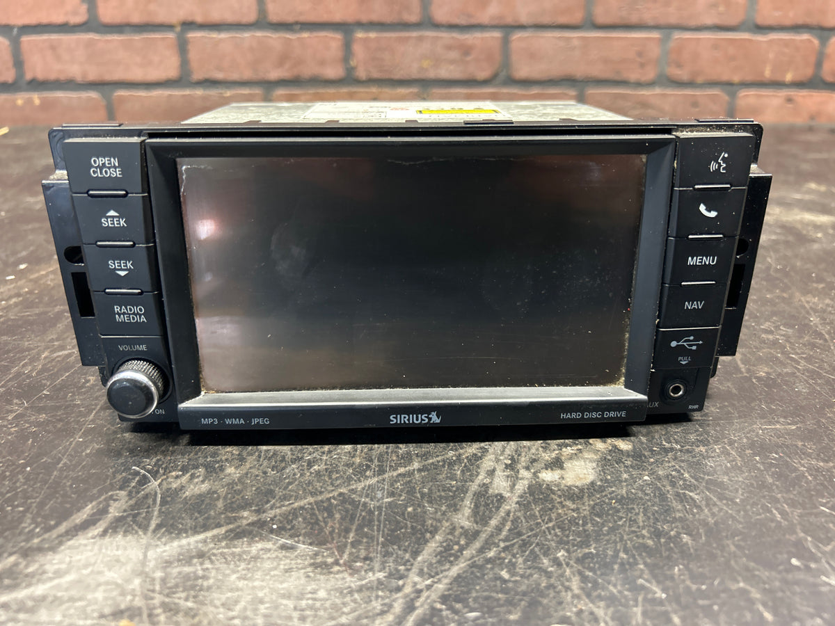 07-14 CHRYSLER JEEP DODGE Navigation Low Speed SAT Radio RHR CD DVD P68092001AD