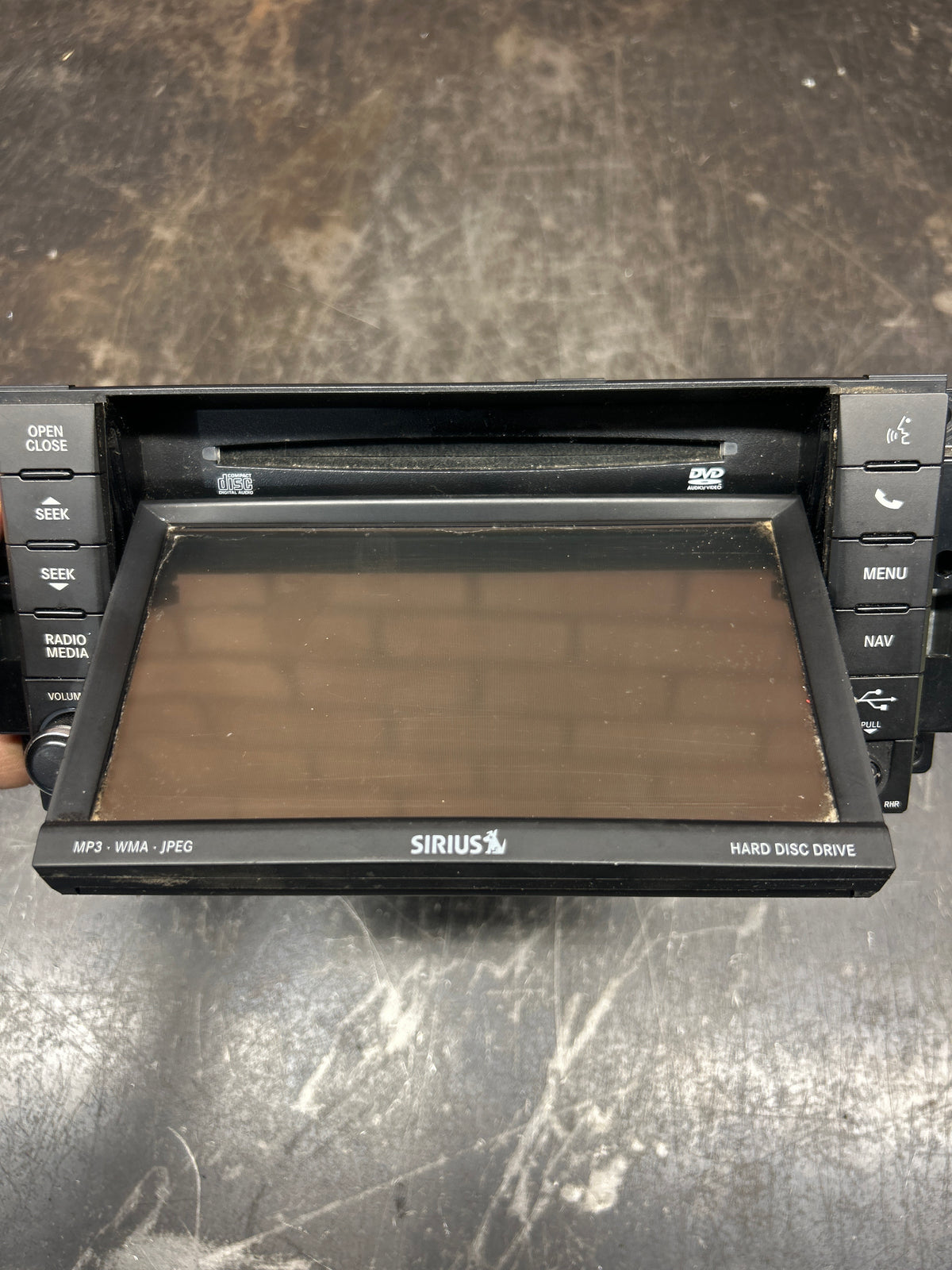 07-14 CHRYSLER JEEP DODGE Navigation Low Speed SAT Radio RHR CD DVD P68092001AD