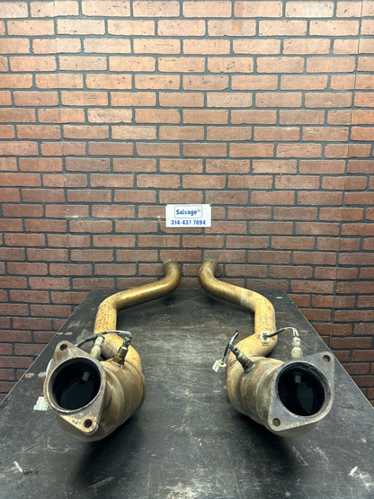 11-18 OEM 300 Charger Challenger SRT8 6.4L Down Pipe Exhaust Left Right Set Pair