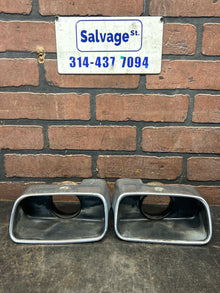 2011-2014 Dodge Challenger SRT8 Chrome Exhaust Pipe Tips Set Pair OEM 5147196AA