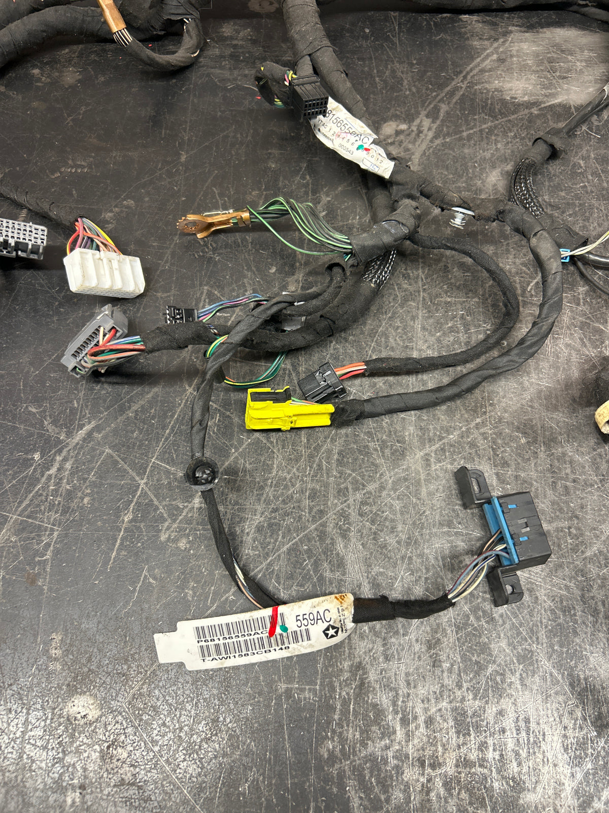 2013 Dodge Challenger SRT8 Instrument Panel/Dash Wiring Harness OEM 68156559AC