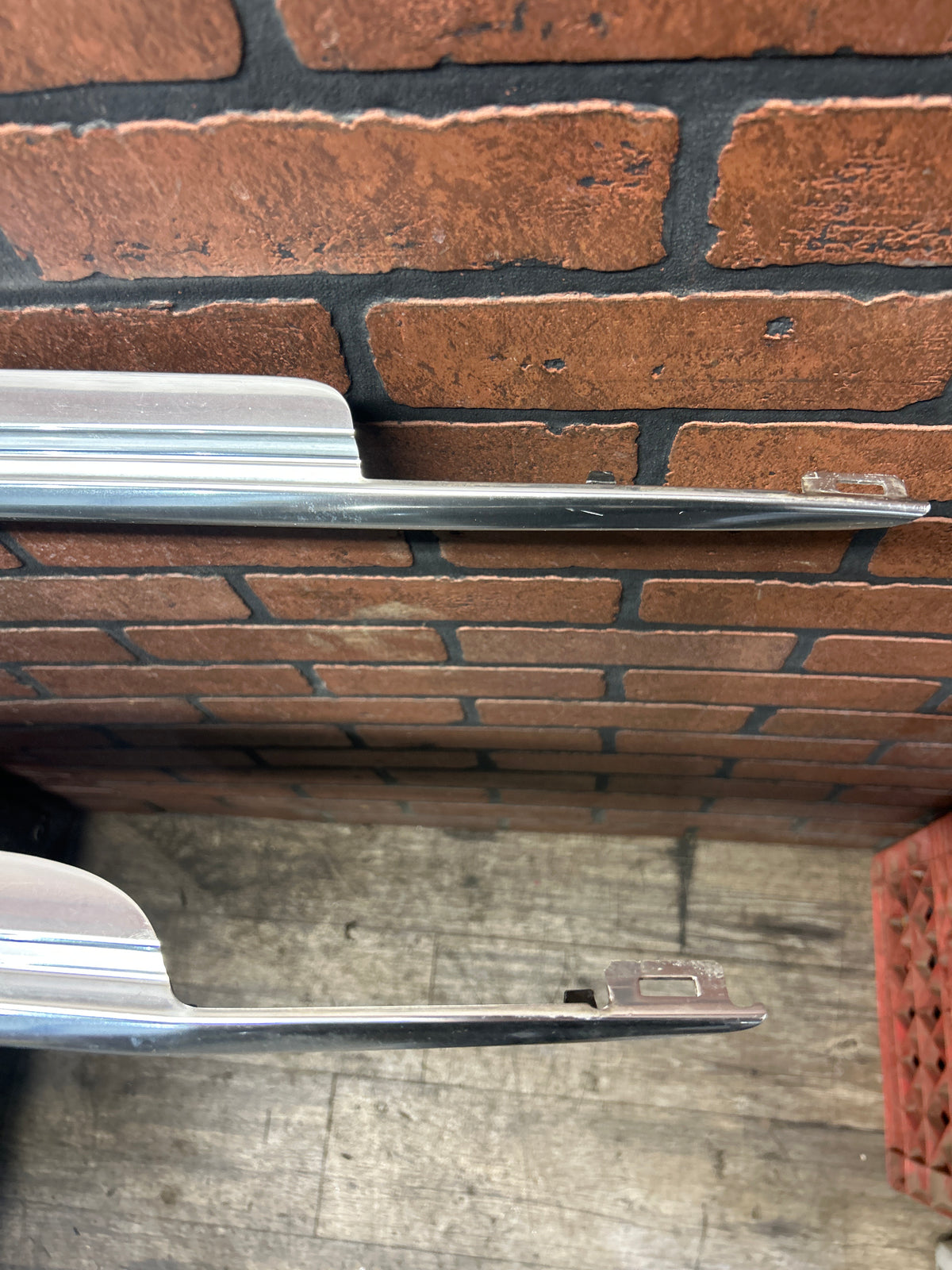 2011-2015 AUDI A8L LEFT RIGHT ROCKER PANEL GUARD SIDE SKIRT TRIM CHROME OEM