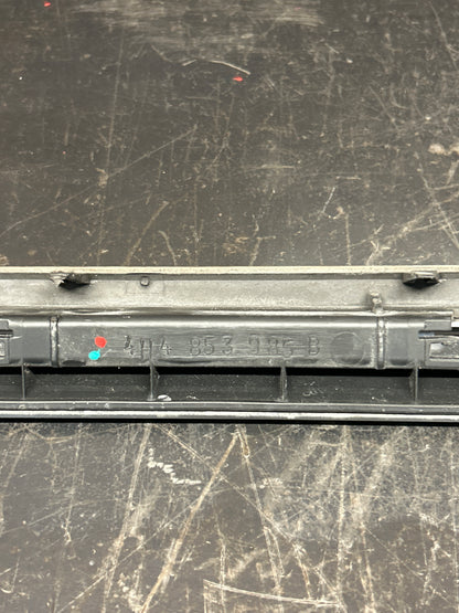 2011-2015 AUDI A8L LEFT RIGHT ROCKER PANEL GUARD SIDE SKIRT TRIM CHROME OEM