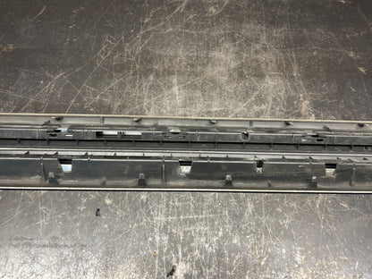 2011-2015 AUDI A8L LEFT RIGHT ROCKER PANEL GUARD SIDE SKIRT TRIM CHROME OEM