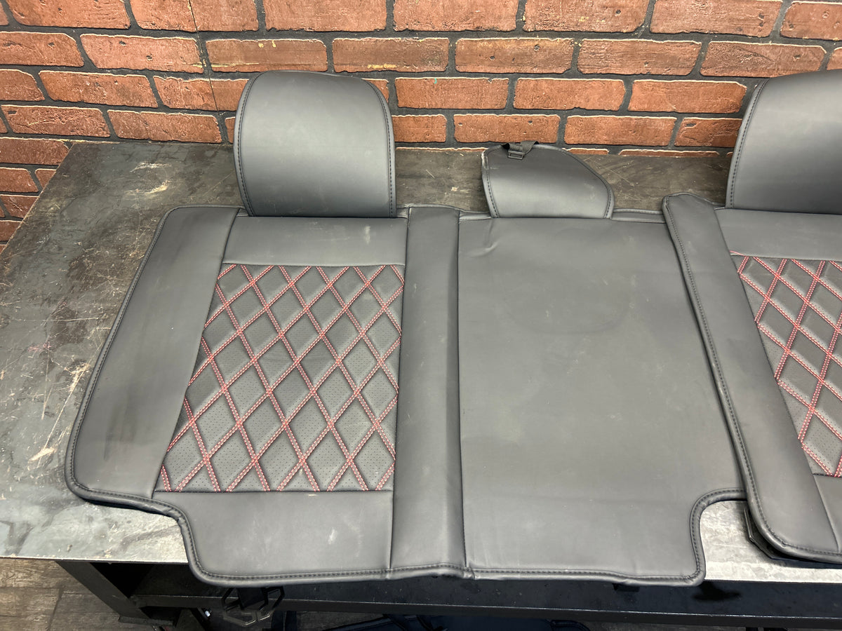 2017 Jeep Wrangler Red Dimond stitched AEGIS Front and Rear Seat Covers (NEW)