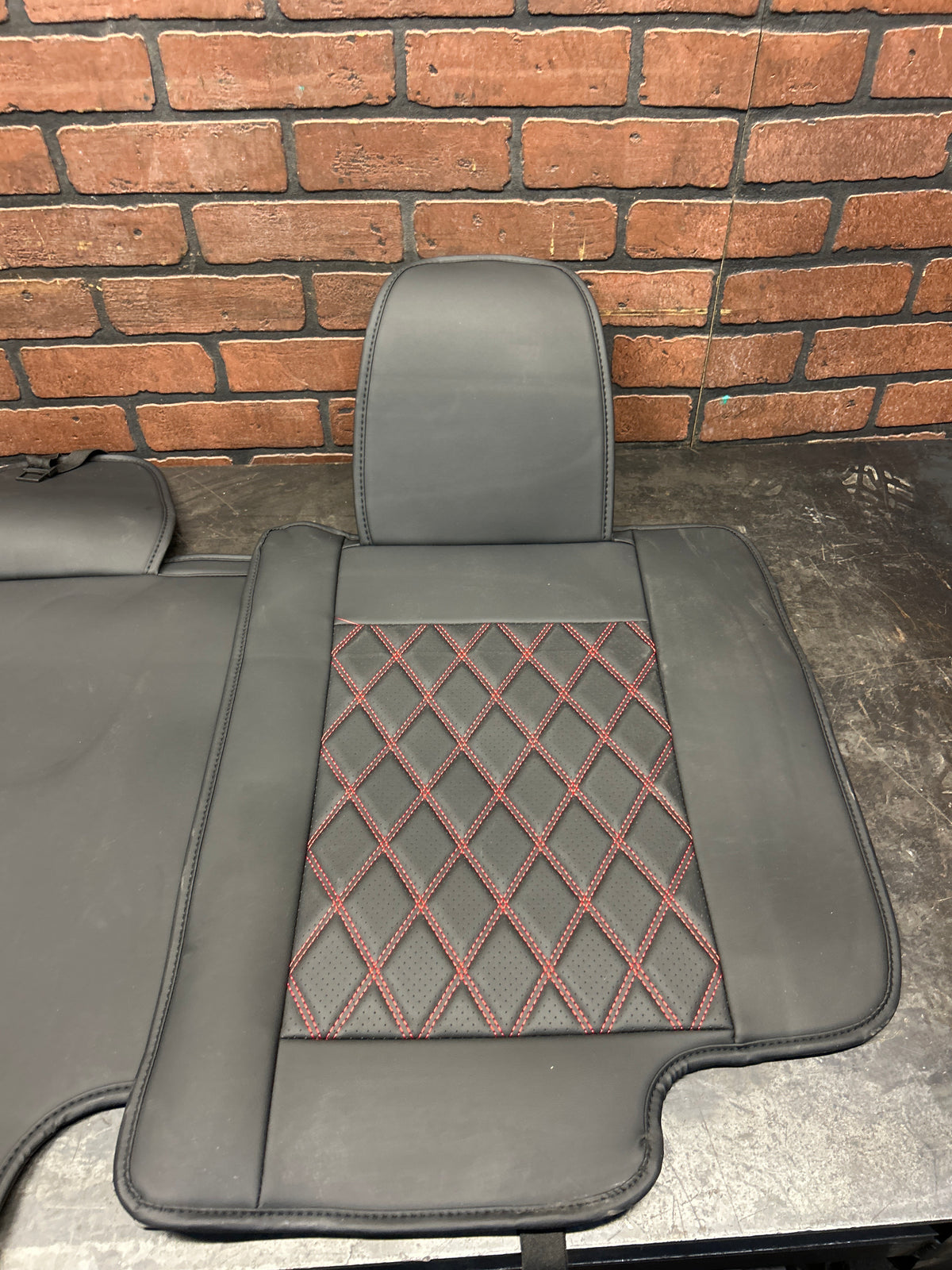 2017 Jeep Wrangler Red Dimond stitched AEGIS Front and Rear Seat Covers (NEW)