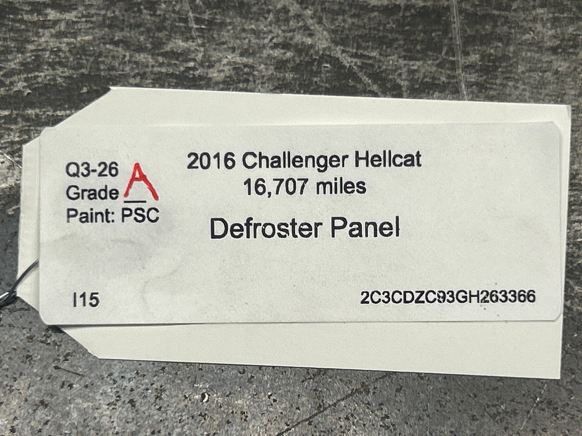 2015-2021 DODGE CHALLENGER OEM DASHBOARD DASH SPEAKER COVER TRIM AI24072DX9006