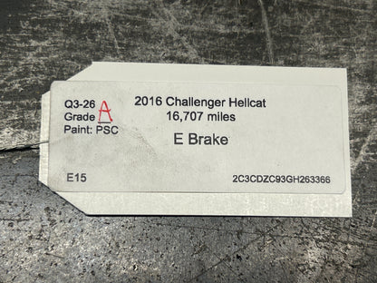 2009-2023 DODGE CHALLENGER HELLCAT OEM EMERGENCY BRAKE PEDAL ASSEMBLY 4779596AH