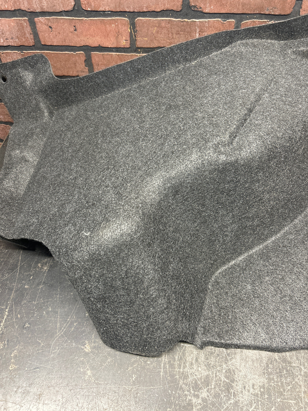 08-23 Dodge Challenger Rear Driver LH Trunk Quarter Trim Panel Luggage Carpet