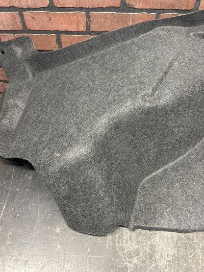 08-23 Dodge Challenger Rear Driver LH Trunk Quarter Trim Panel Luggage Carpet