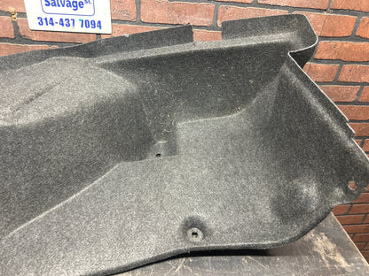08-23 Dodge Challenger Rear Driver LH Trunk Quarter Trim Panel Luggage Carpet