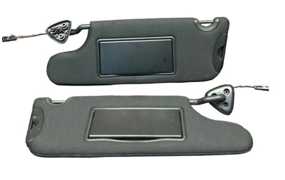 2015-2022 Dodge Challenger Hellcat Left & Right Sun Visor Set Pair Black OEM