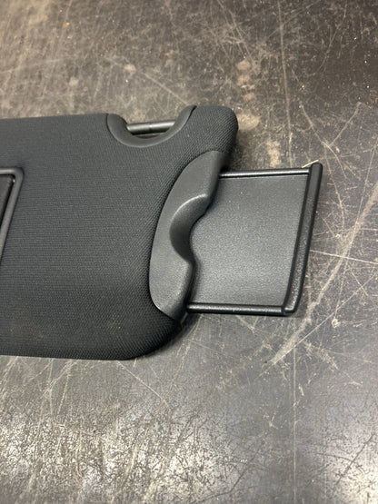 2015-2022 Dodge Challenger Hellcat Left & Right Sun Visor Set Pair Black OEM
