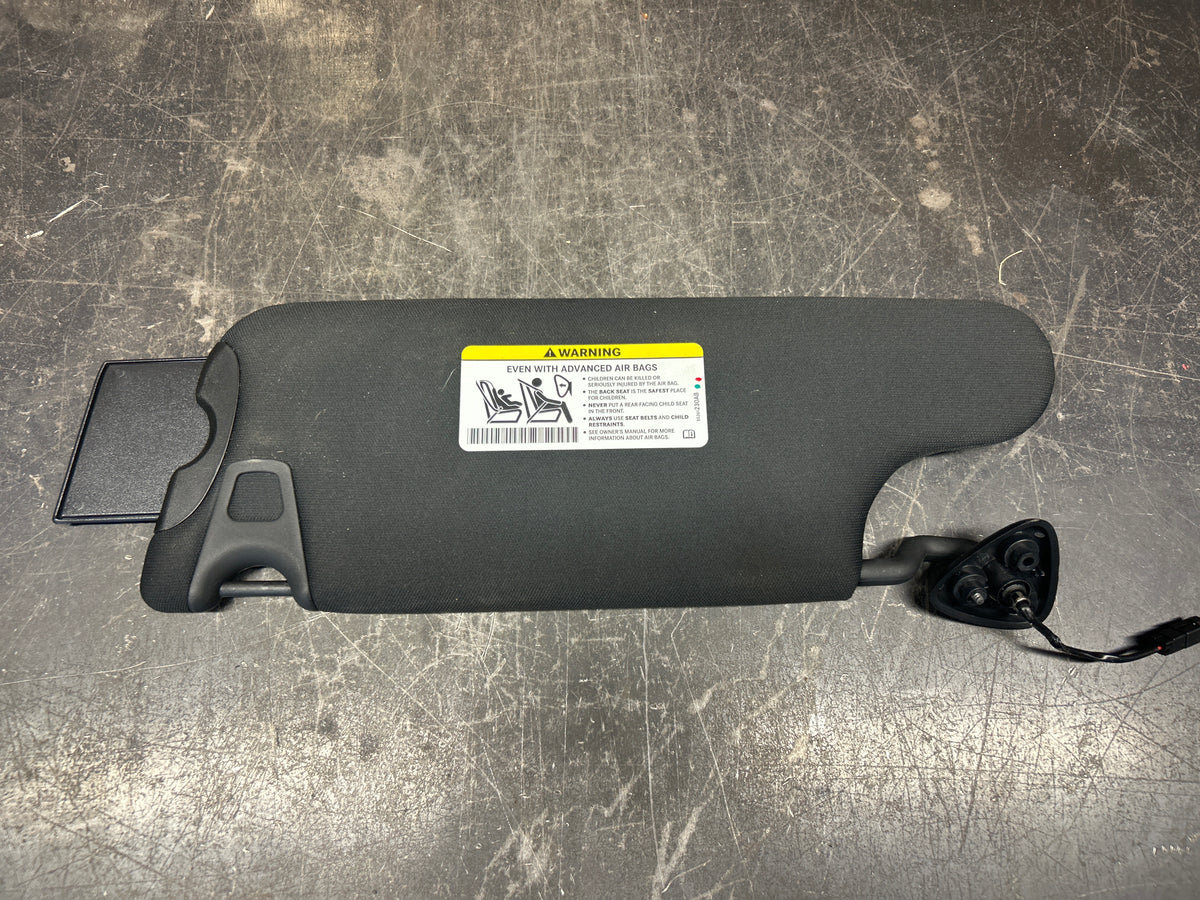 2015-2022 Dodge Challenger Hellcat Left & Right Sun Visor Set Pair Black OEM