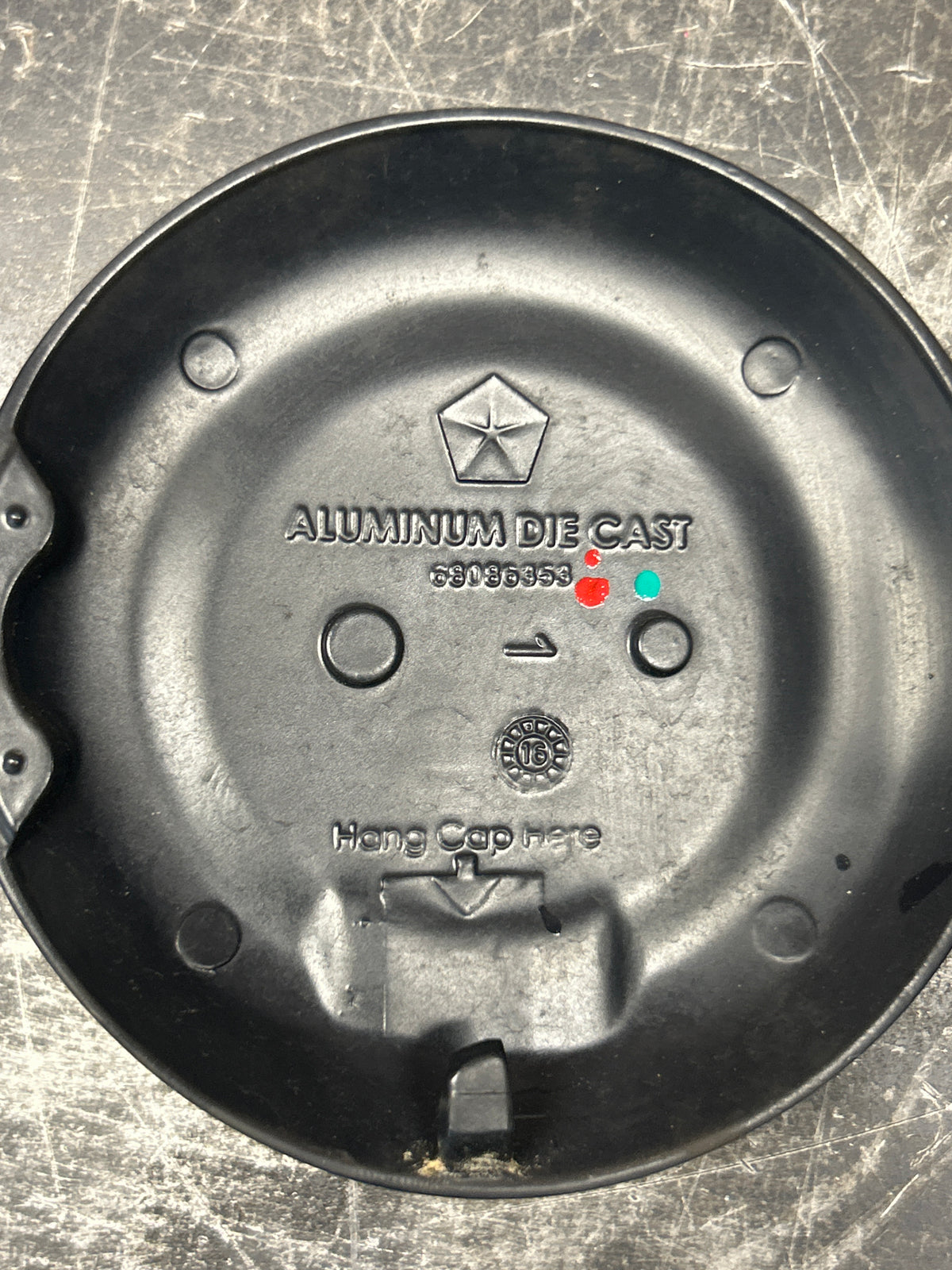 2011-2023 Dodge Challenger SRT Hellcat Fuel Gas Cap Door Black OEM 68397407AB