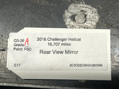 15-20 Dodge Challenger Hellcat Inside Rear View Mirror Mopar 68174595AB