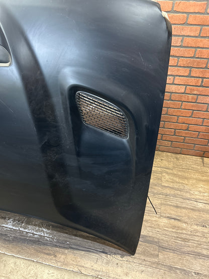 08-23 Dodge Challenger Hellcat ALUMINUM Hood Vented Bezel Small Damage In Pics