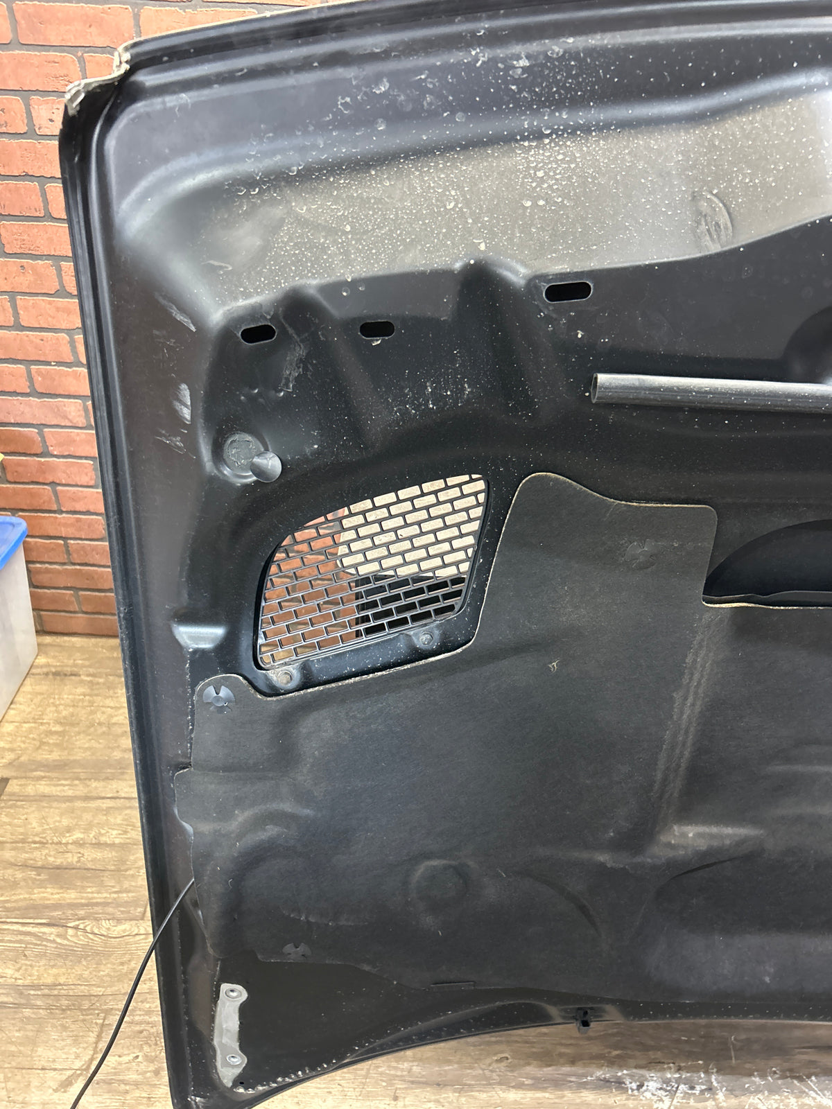 08-23 Dodge Challenger Hellcat ALUMINUM Hood Vented Bezel Small Damage In Pics