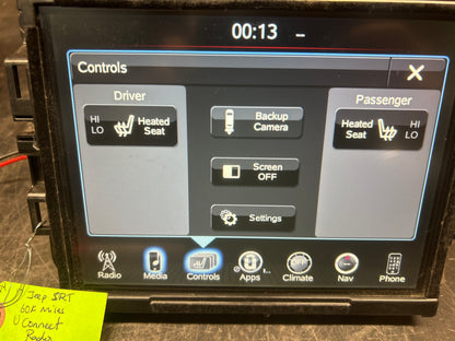 2017 Jeep Grand Cherokee Navigation Radio 8.4" Display Screen Receiver Uconnect