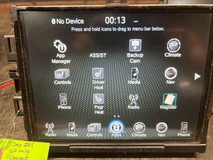 2017 Jeep Grand Cherokee Navigation Radio 8.4" Display Screen Receiver Uconnect