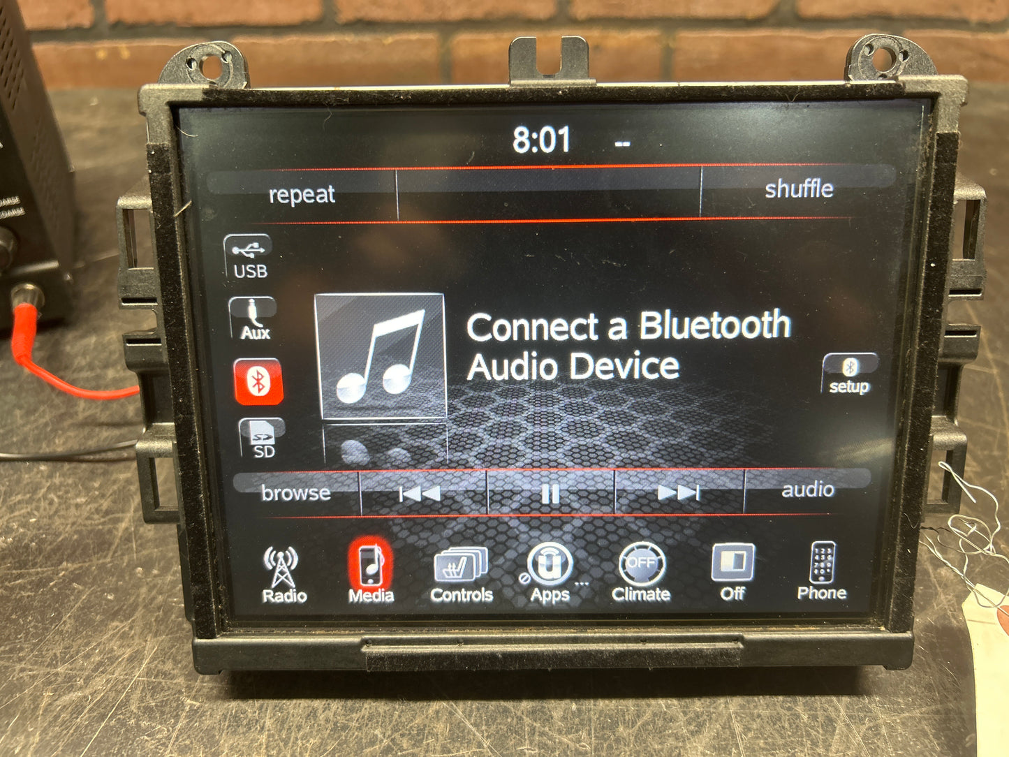 14-17 Dodge Jeep SRT VP3 NA UConnect Radio Multi Media Display 68164637AG Tested