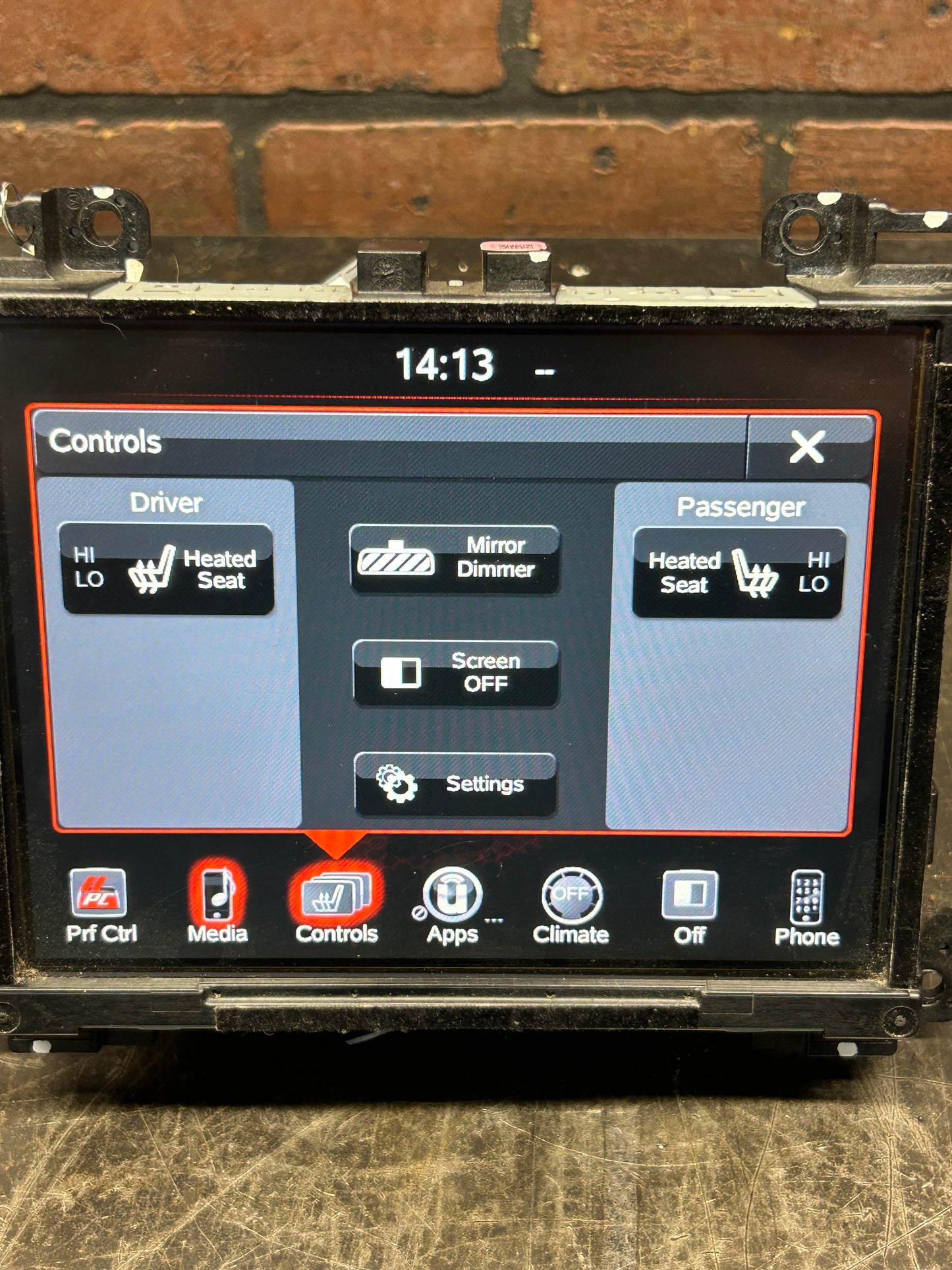 2015 Dodge Challenger 8.4" Touch Screen Radio Display Screen 68206389AH Unlocked