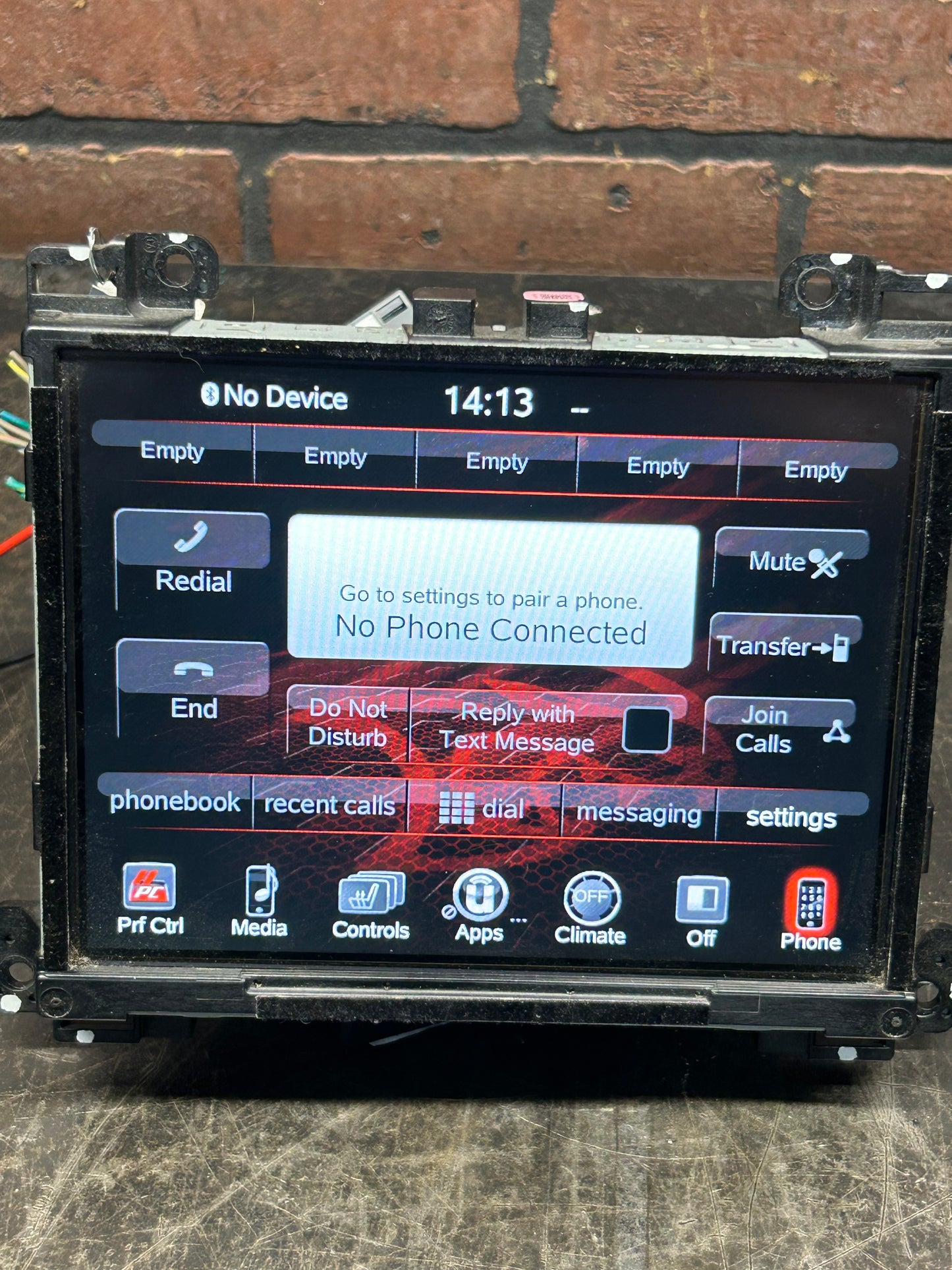 2015 Dodge Challenger 8.4" Touch Screen Radio Display Screen 68206389AH Unlocked
