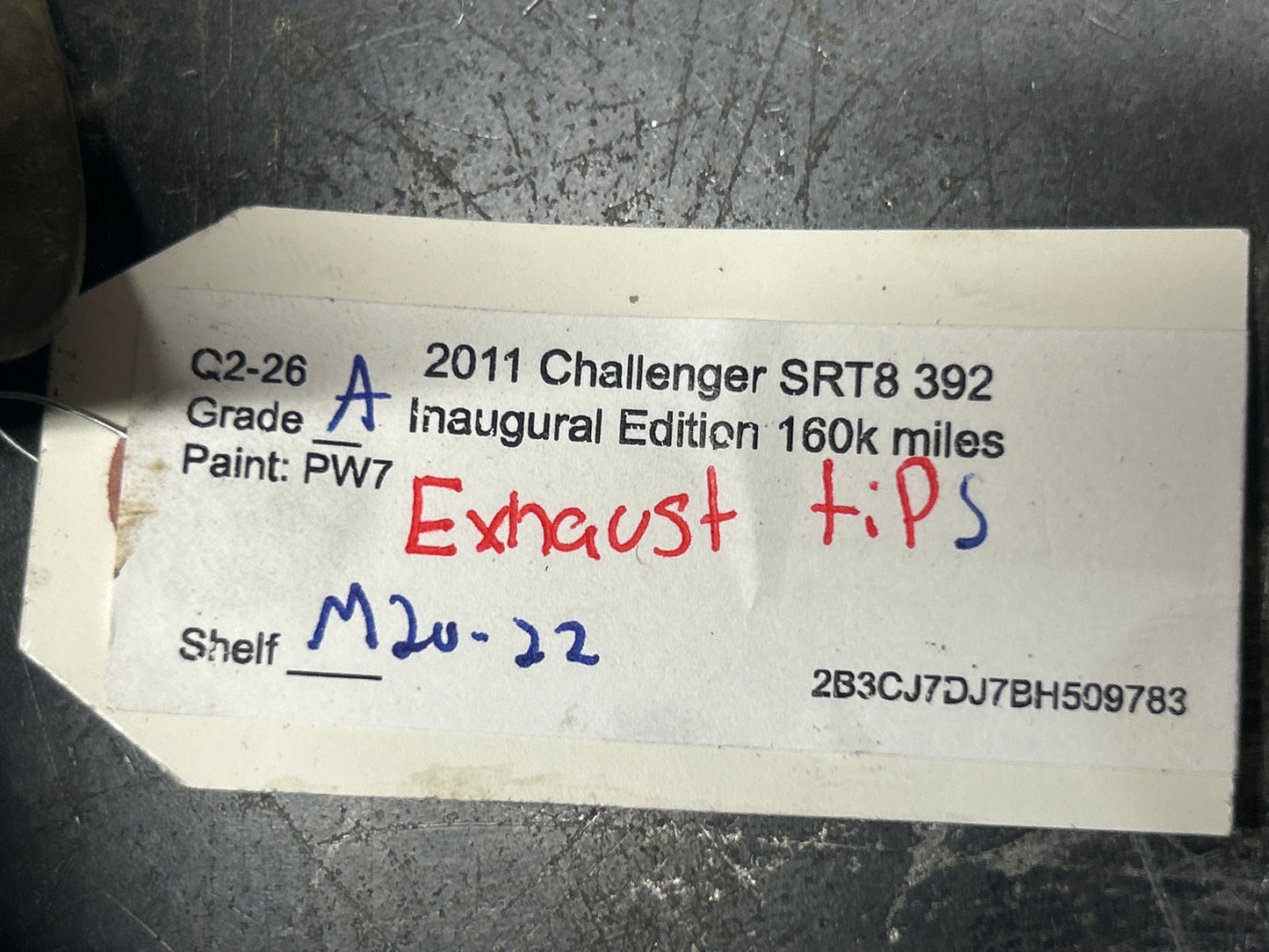 Mopar Chrome Square Exhaust Tips For Challenger OEM 82214613