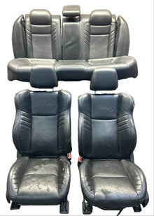 15-23 Dodge Charger SRT Hellcat Black Leather Front & Rear Seat Set OEM 79k