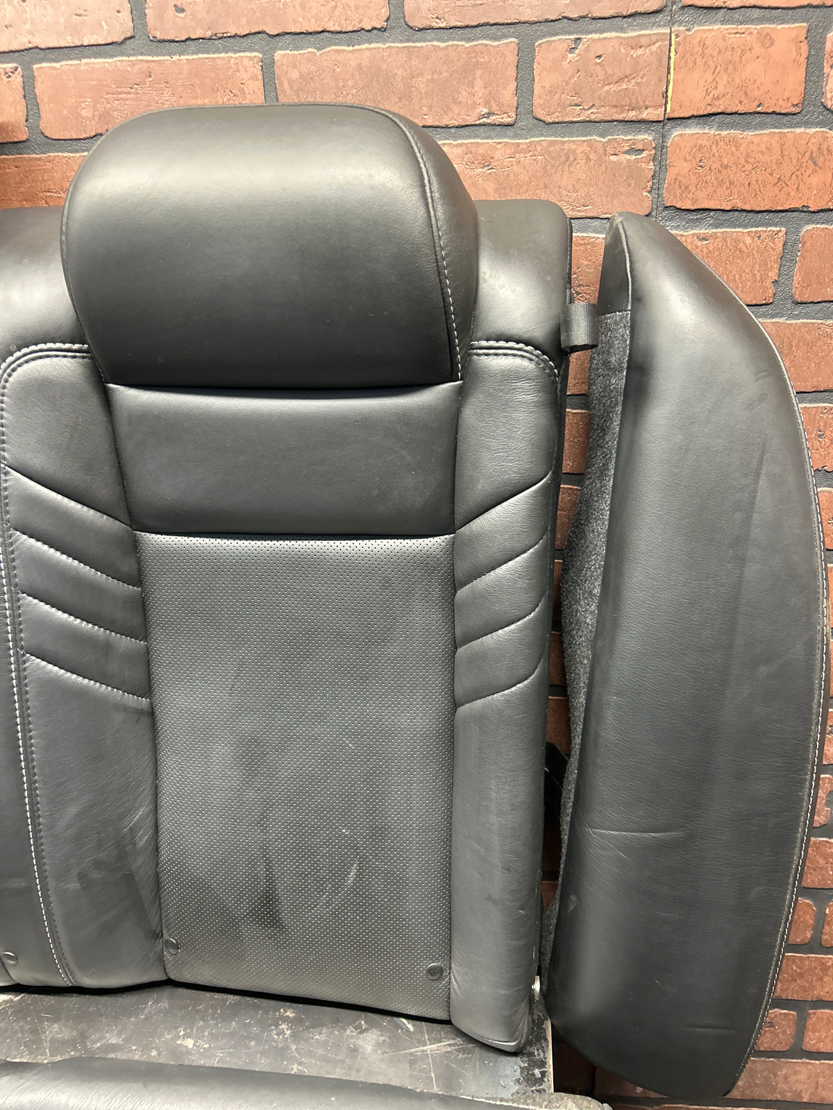 15-23 Dodge Charger SRT Hellcat Black Leather Front & Rear Seat Set OEM 79k