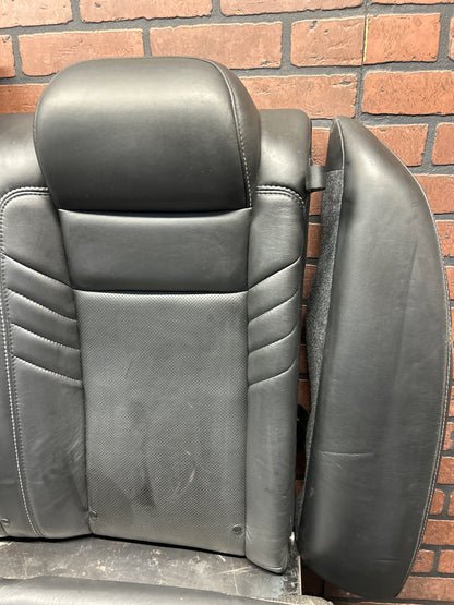 15-23 Dodge Charger SRT Hellcat Black Leather Front & Rear Seat Set OEM 79k