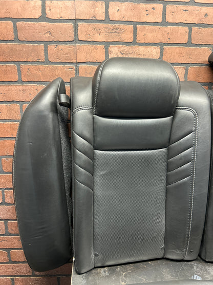 15-23 Dodge Charger SRT Hellcat Black Leather Front & Rear Seat Set OEM 79k