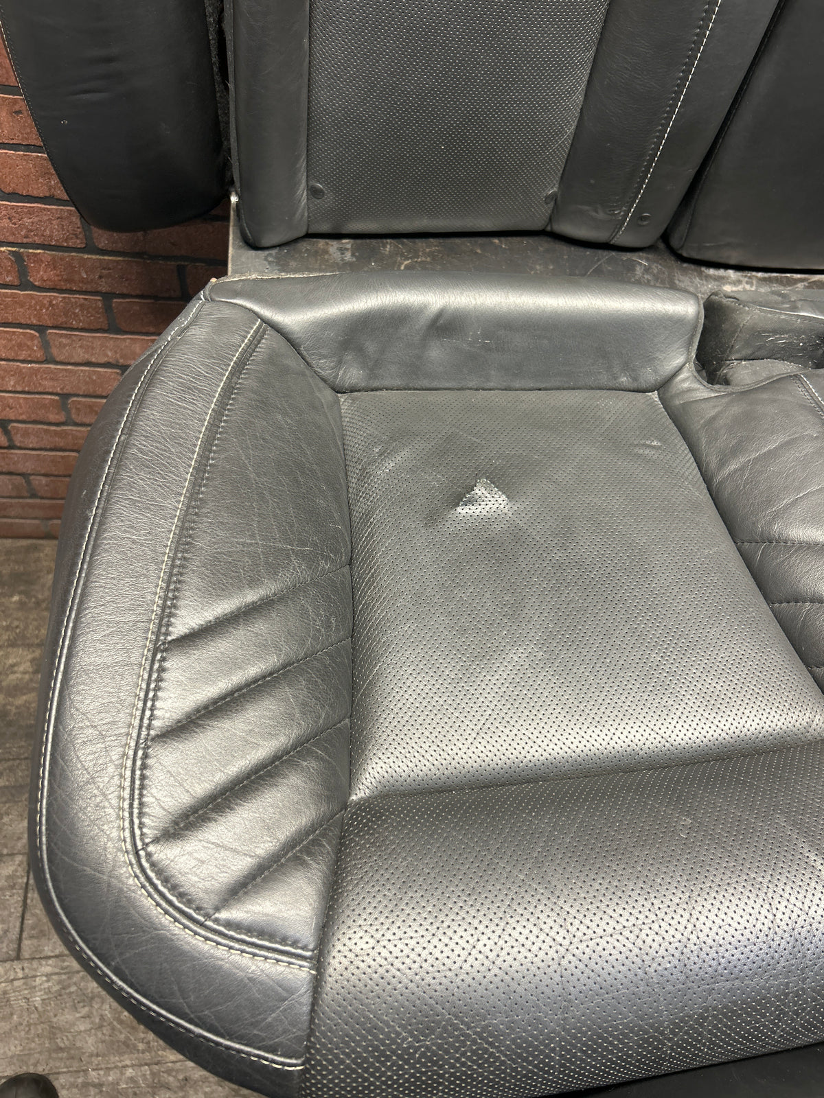 15-23 Dodge Charger SRT Hellcat Black Leather Front & Rear Seat Set OEM 79k
