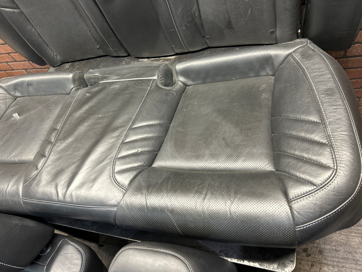 15-23 Dodge Charger SRT Hellcat Black Leather Front & Rear Seat Set OEM 79k