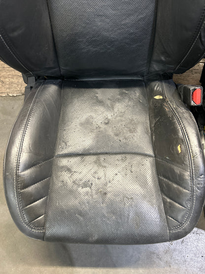 15-23 Dodge Charger SRT Hellcat Black Leather Front & Rear Seat Set OEM 79k