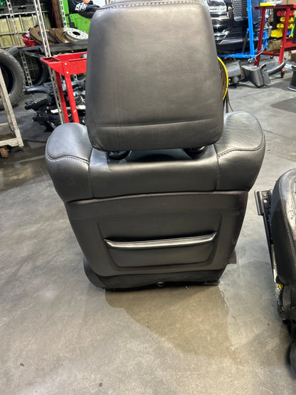 15-23 Dodge Charger SRT Hellcat Black Leather Front & Rear Seat Set OEM 79k